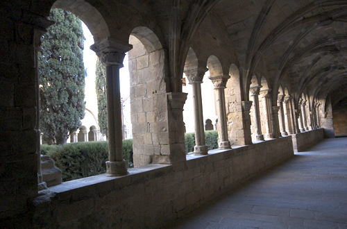 Galeria occidental claustro de Vallbomna